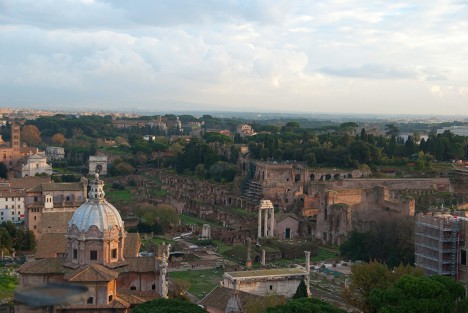 Picture The Roman Forumin Rome - Rome Map